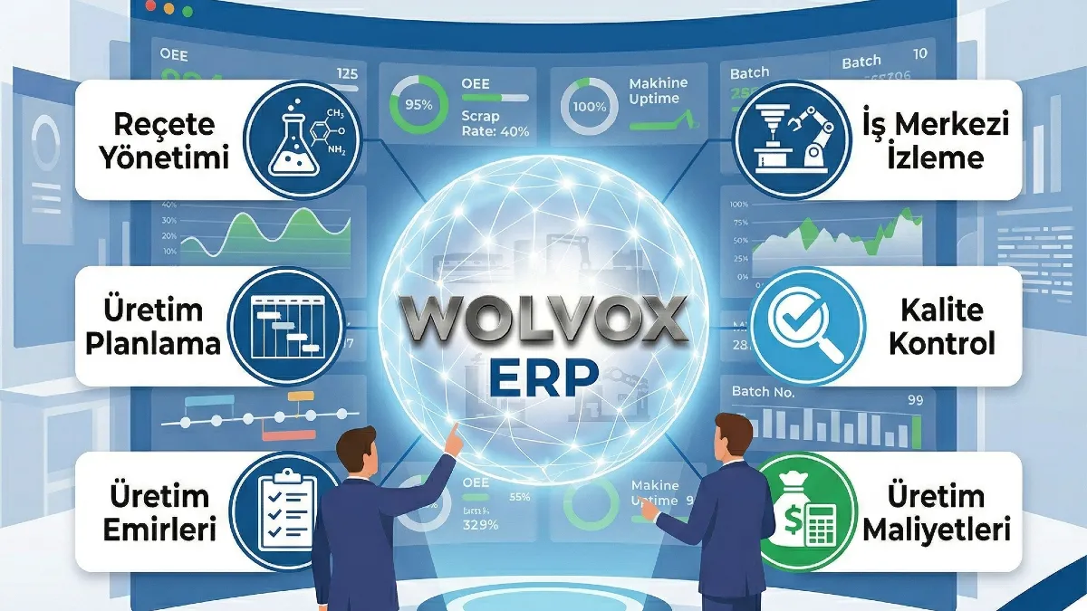 Akınsoft Wolvox ERP ile Üretim Takibi